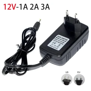 ממיר מתח 12V - שנאי AC ל-DC עבור תאורת לד
