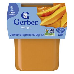 מנגו לגיל 6 חודשים Gerber 2nd Foods - מארז זוגי