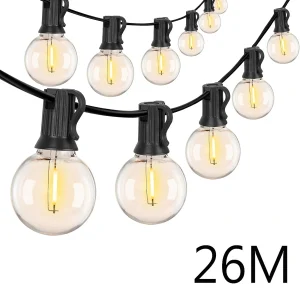 מנורות חוץ LED G40 - קישוט גינה לחתונה וחצר