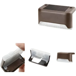 מנורת לד סולארית לחצר- תאורת מדרגות עמידה למים