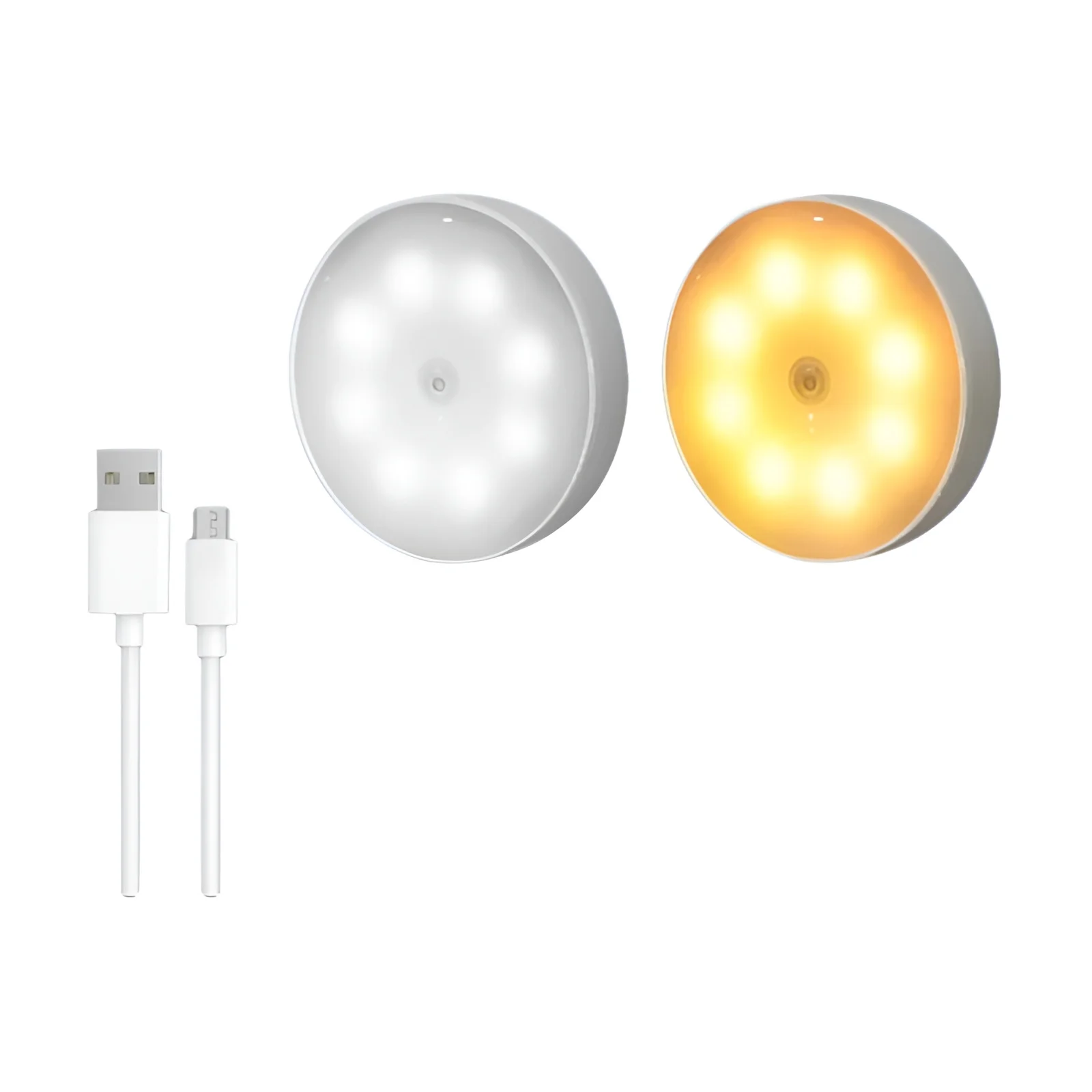 מנורת לילה LED עם חיישן תנועה - 1,2,4 יחידות