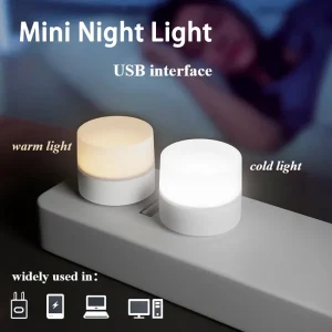 מנורת לילה מיני USB LED - לחדר שינה חמים ונעים