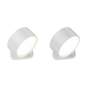 מנורת קיר LED מגנטית נטענת - עם שלט ובסיס מסתובב