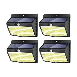 מנורת קיר סולארית LED 138- אור גן חיצוני עמיד במים
