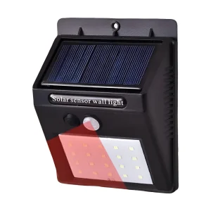 מנורת קיר סולארית אלחוטית - גלאי תנועה LED 30 אור