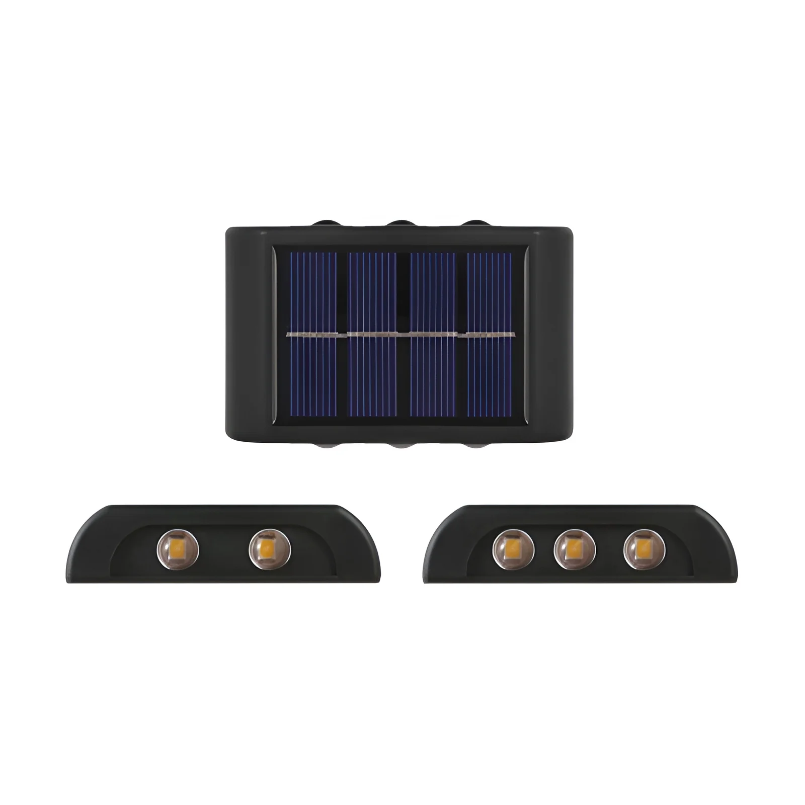מנורת קיר סולארית חיצונית LED- תאורת גן עמידה למים