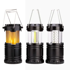 מנורת קמפינג מיני LED ניידת- פנס טלסקופי עמיד במים