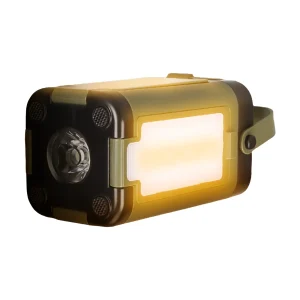 מנורת קמפינג סולארית ניידת - פנס LED, טעינה, וו