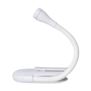 מנורת קריאה ניידת LED - USB נטען, מיני עם קליפס