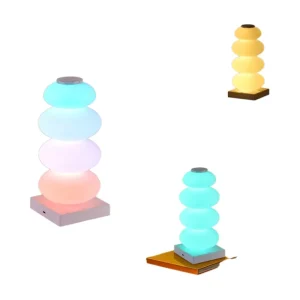 מנורת שולחן LED RGB 16 צבעים - מנורת אווירה לחדר שינה