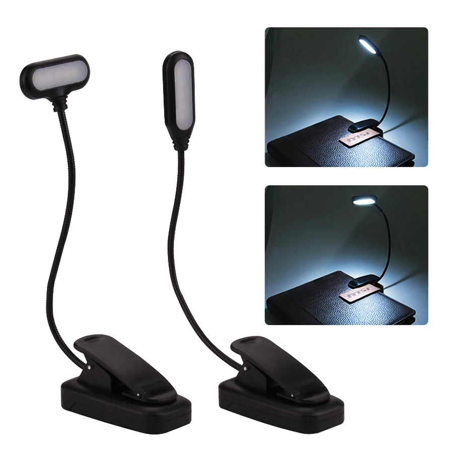 מנורת שולחן Mini LED - ניידת לקריאה ותאורה