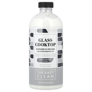 מנקה כיריים מזכוכית עם שמן לימון - Therapy Clean