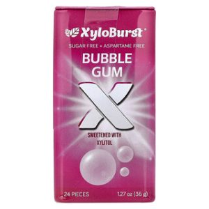 מסטיק קסיליטול Xyloburst בטעם בועות - 24 יח׳ (36 גרם)