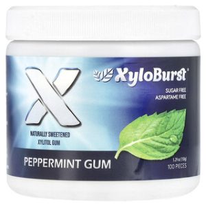 מסטיק שיניים Xylitol Xyloburst - בטעם מנטה - 100 יח'