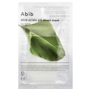מסכת פנים Abib Heartleaf Fit - לעור מאוזן ורגוע