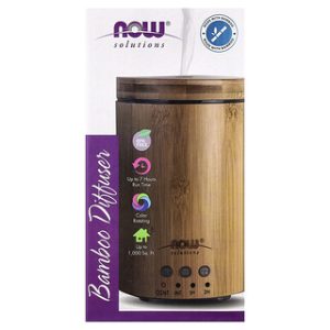 מפיץ ריח במבוק NOW Foods Solutions - דיפיוזר 1 יח'