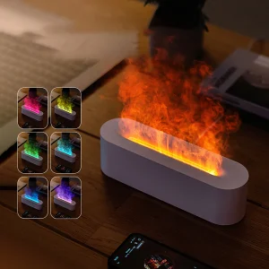 מפיץ ריח להבה RGB - אדים ומטהר אוויר לחדר
