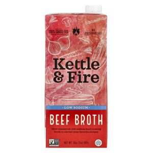מרק בשר דל נתרן Kettle & Fire 907 גרם - בריאות וטעם
