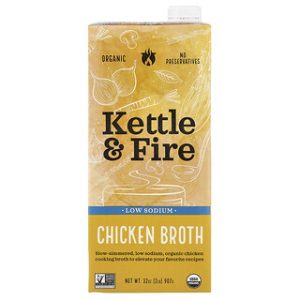 מרק עוף ללא נתרן Kettle & Fire - 907 גרם