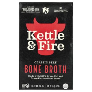 מרק עצם בקר קלאסי Kettle & Fire - 479 גרם