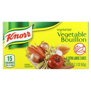 מרקיית ירקות צמחונית Knorr - 6 קוביות גדולות