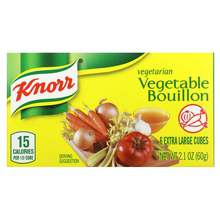 מרקיית ירקות צמחונית Knorr - 6 קוביות גדולות