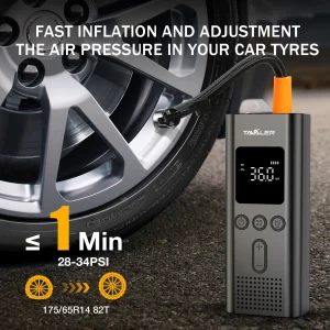 משאבת אוויר ניידת לרכב- 150PSI- אביזרים לאופניים