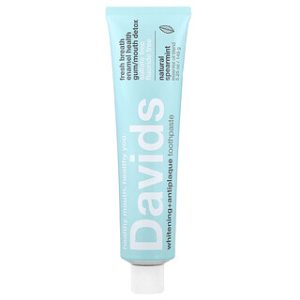 משחת שיניים Davids טבעית - הלבנה ונגד פלאק