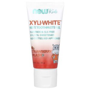 משחת שיניים לילדים XyliWhite - תות - NOW Foods