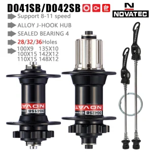 נאבות אופניים NOVATEC MTB - בלמי דיסק 32,36 חורים