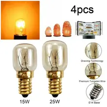 נורות E14 למנורת מלח - 4 יחידות - 25W - 240V
