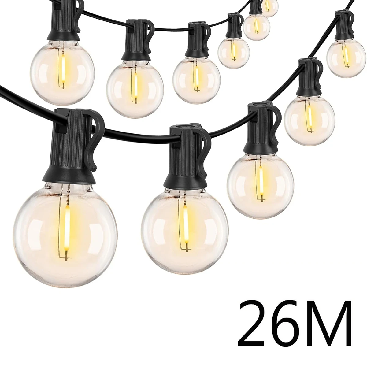 נורות גרילנדה LED G40 לחצר- 110V,220V קישוט גן