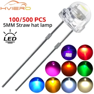 נורות לד 5mm - 100,500 יח' - צבעוניות DIY