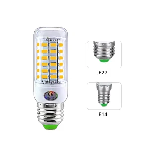 נורת לד E27 E14 SMD 5730 - חסכונית לתאורה ביתית