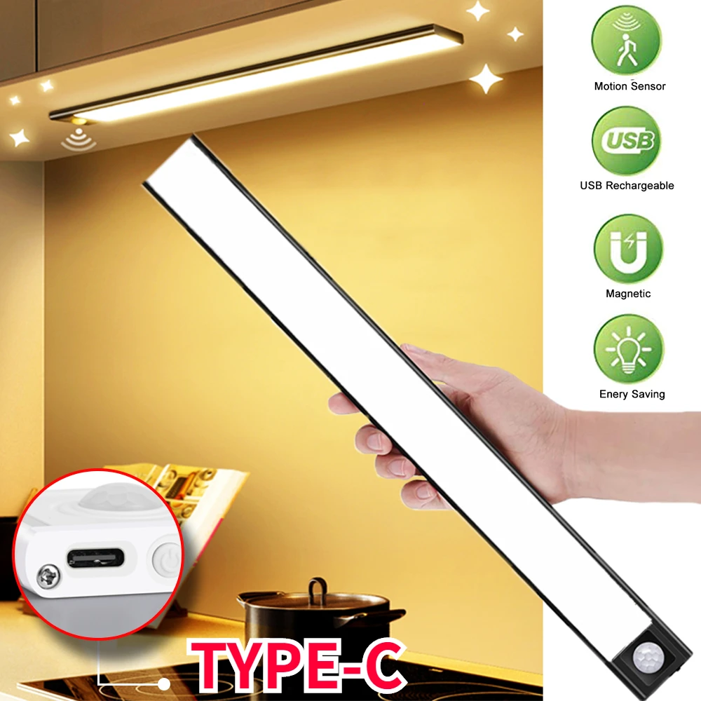 נורת לילה LED- עם חיישן תנועה לארון ומטבח