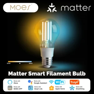 נורת פילמנט חכמה Tuya Matter E27 - שליטה מרחוק