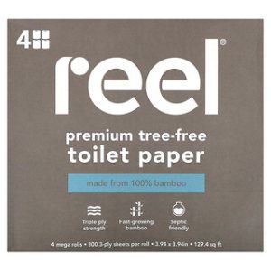 נייר טואלט Reel- Premium- 4 גלילי ענק ללא עצים