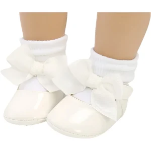 נעלי תינוקות בלט סוליית גומי - Meckior Baby Bowknot