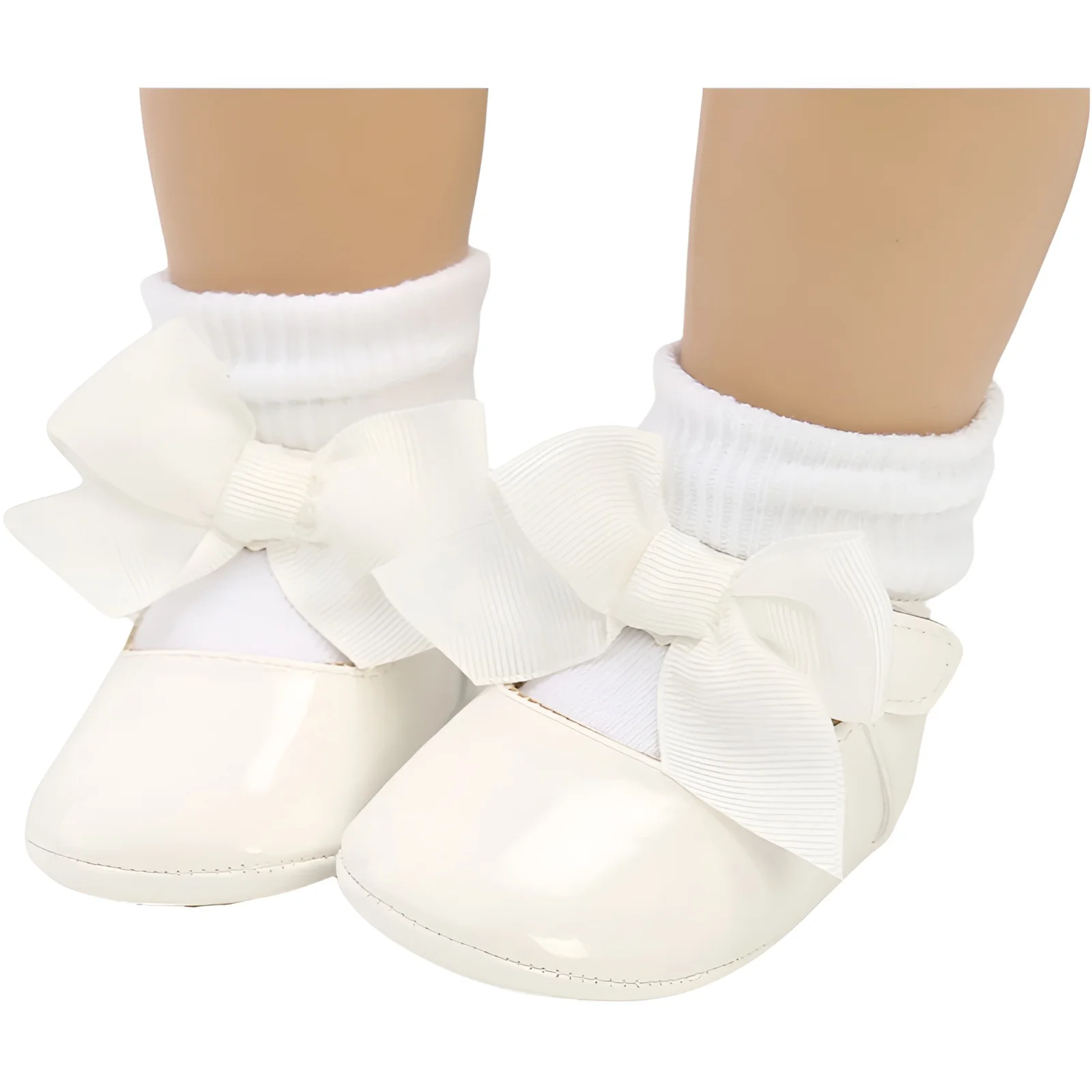 נעלי תינוקות בלט סוליית גומי - Meckior Baby Bowknot