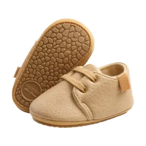 נעלי תינוקות רטרו מעור PU - בייבי ספורט - רב צבעים