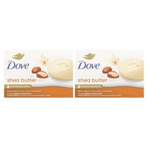 סבון Dove Beauty Bar - חמאת שיאה וניל - 2 יחידות