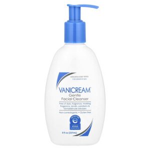 סבון פנים עדין Vanicream לעור רגיש - 237 מ"ל