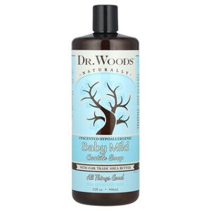 סבון קסטיל לתינוק - Dr. Woods - לעור רגיש - 946 מ"ל