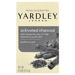 סבון רחצה Yardley Charcoal - 113 גרם - לעור לח