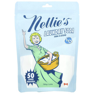 סודה לכביסה Nellie's - ללא ריח - 50 שימושים - 726 גרם