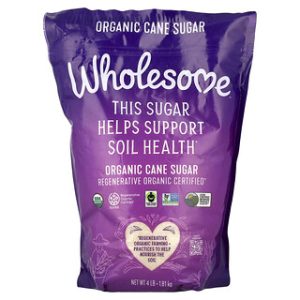 סוכר קנים אורגני Wholesome Sweeteners - 1.81 ק"ג