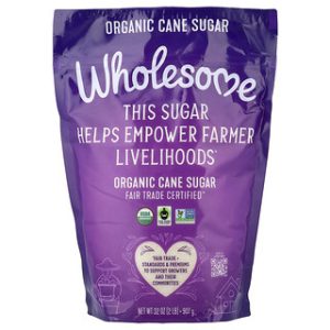 סוכר קנים אורגני Wholesome Sweeteners - 907 גרם
