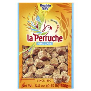 סוכר קנים גס La Perruche - קוביות 250 גרם