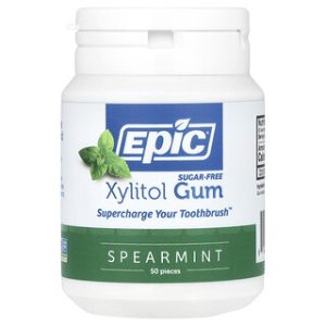 סוכריות לעיסה קסילוטיול - ספירמינט , 50 יח' Epic Dental