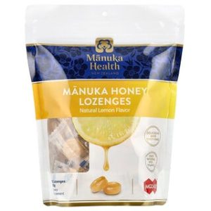 סוכריות מנוקה MGO 400+ - למון טבעי - 58 יח' - Manuka Health